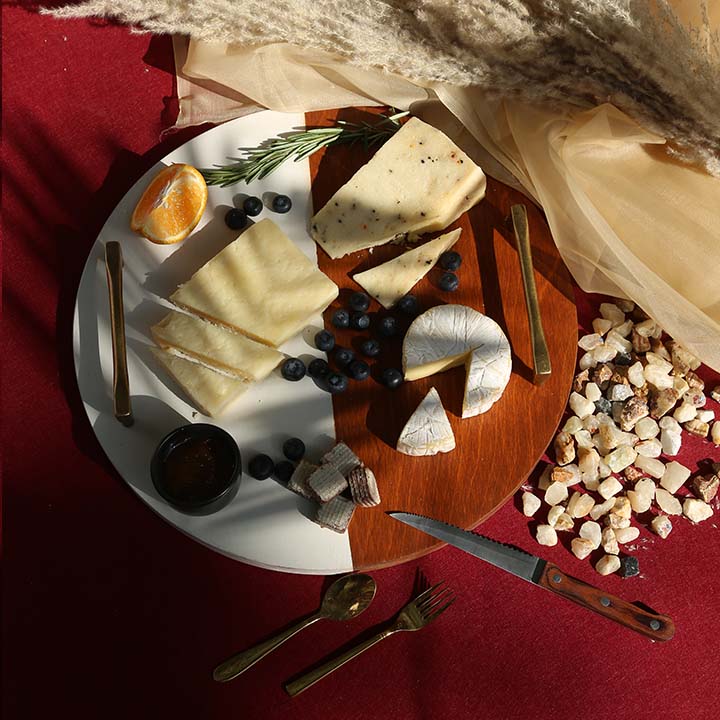 Round Wooden Tray