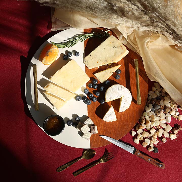 Round Wooden Tray