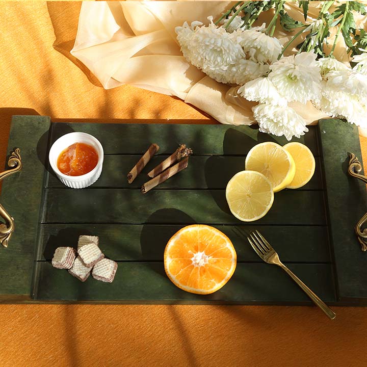 Rectangular Wooden Tray