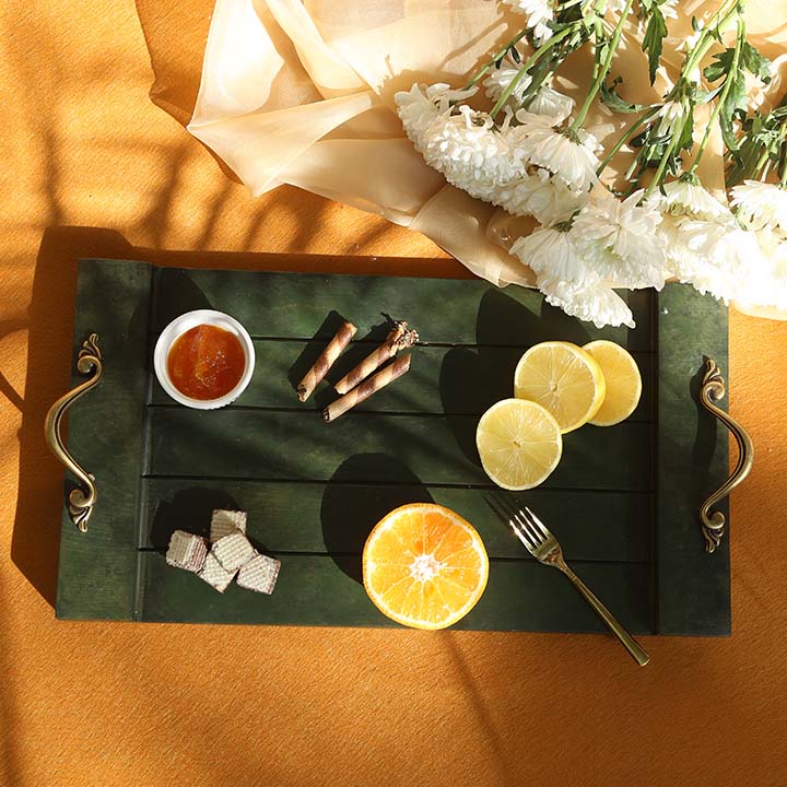 Rectangular Wooden Tray